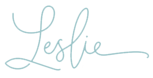Leslie Logo Signature